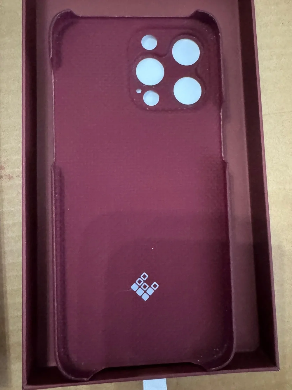 IPhone 15 Pro max Cell Phone Case - Burgundy by Latercase